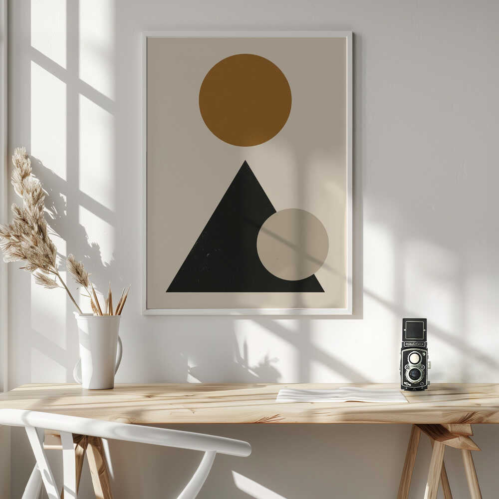 Wall art Minimalist geometric composition 03