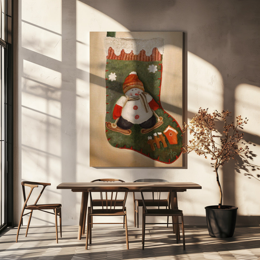 Wall art Christmas Stocking