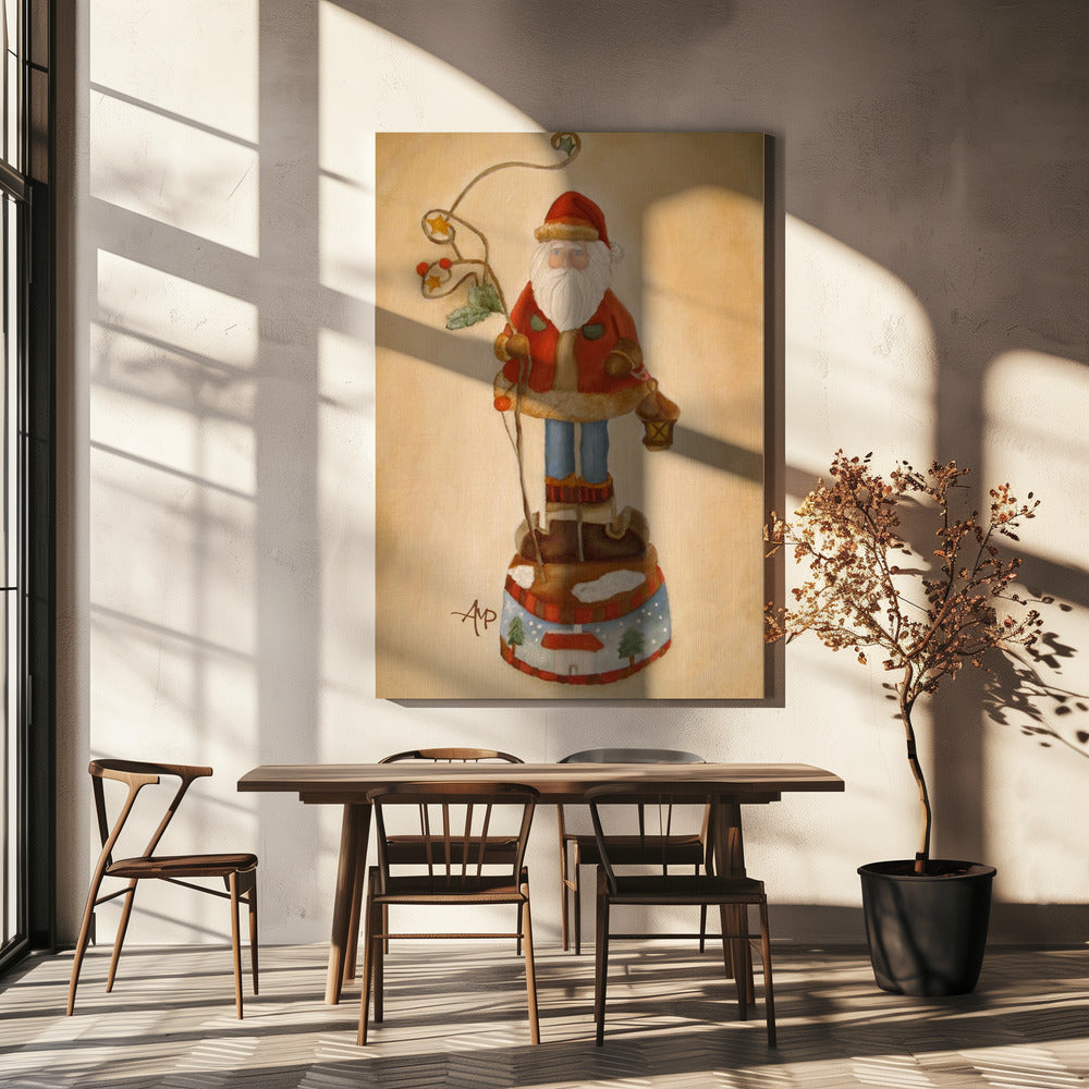 Wall art Santa Is Coming