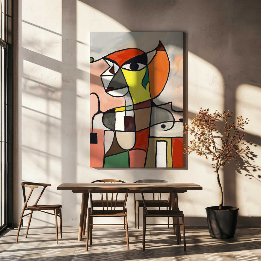Wall art Colorful Geometric Shapes