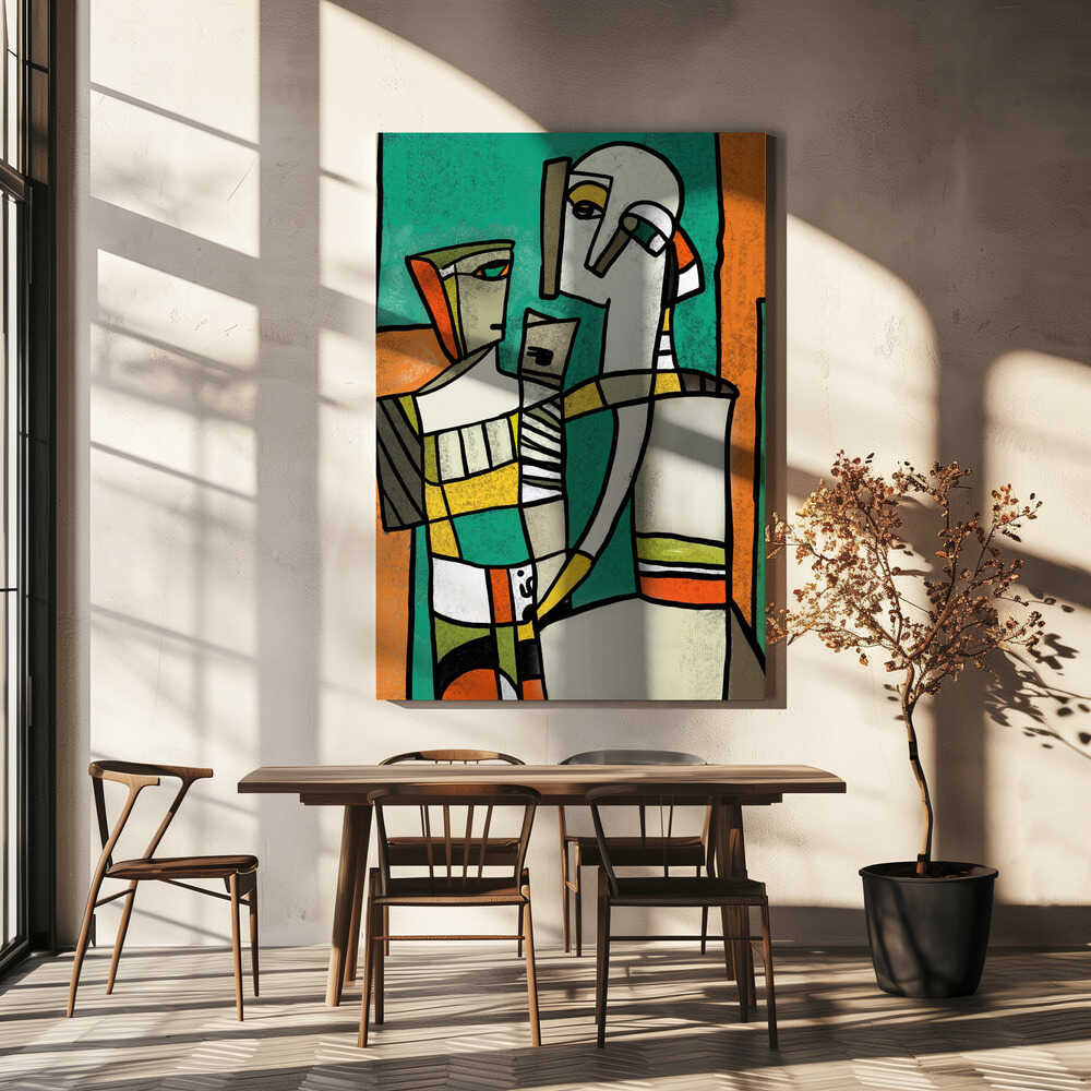 Wall art Abstract Figures Dance