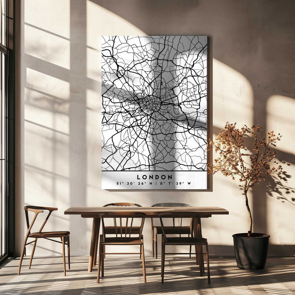 Wall art Black Maps 41