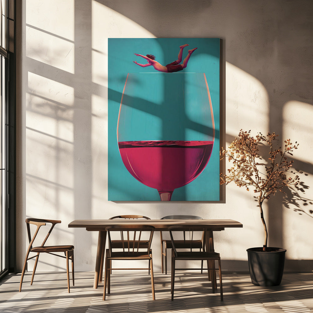 Wall art Wine Dive