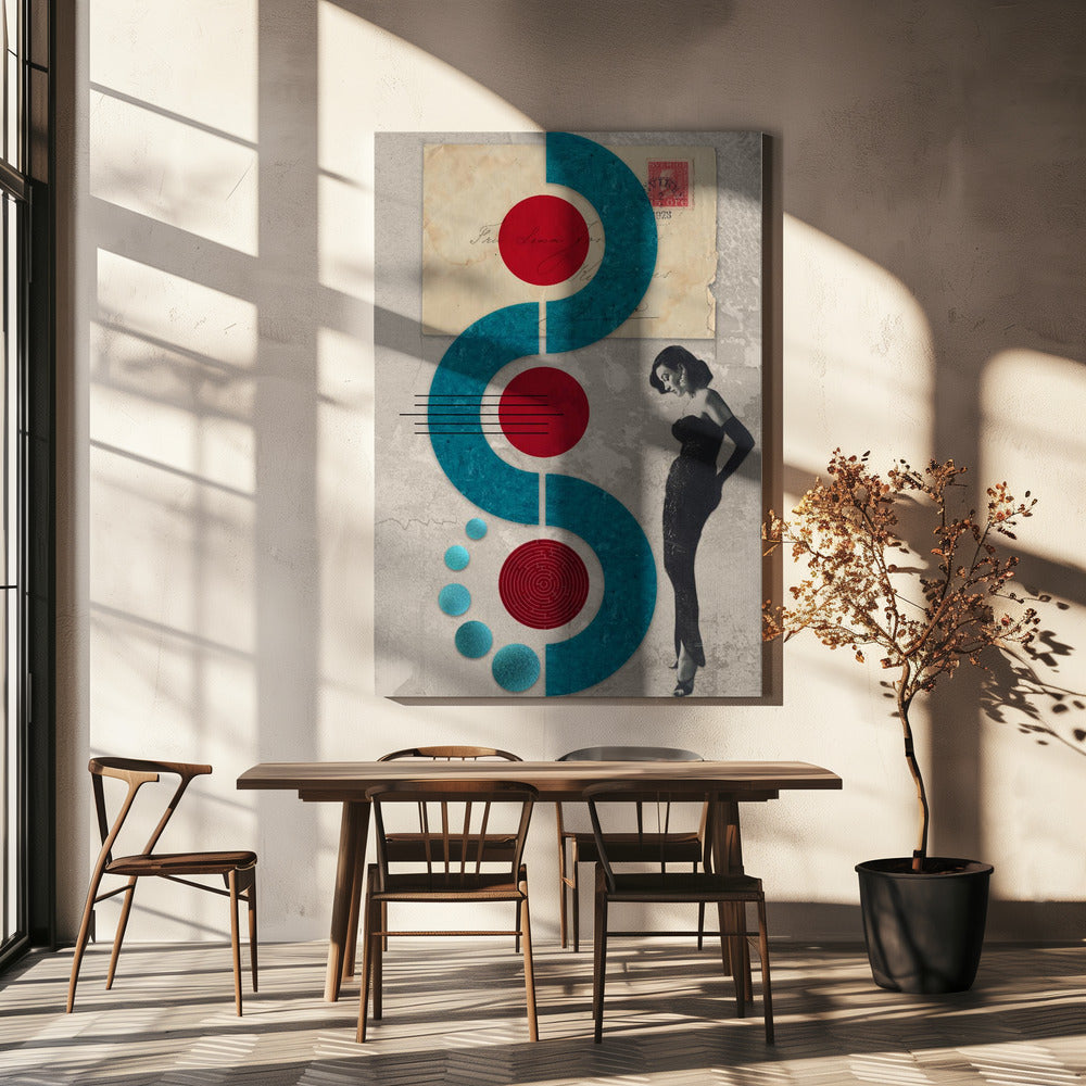 Abstract Art Canvas Print-wall-art-mind-the-gap-36X48inches