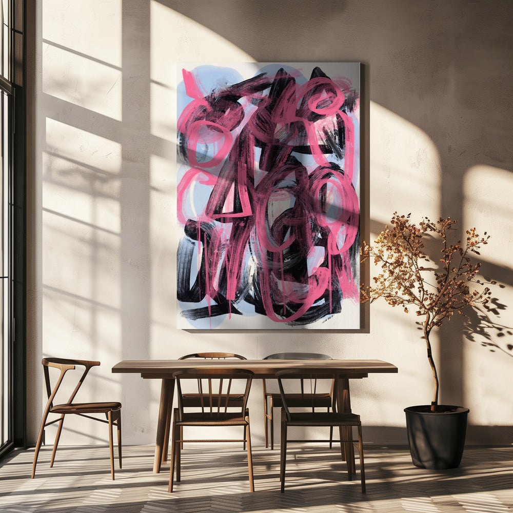 Abstract Art Canvas Print-wall-art-dry-brush-abstract-36X48