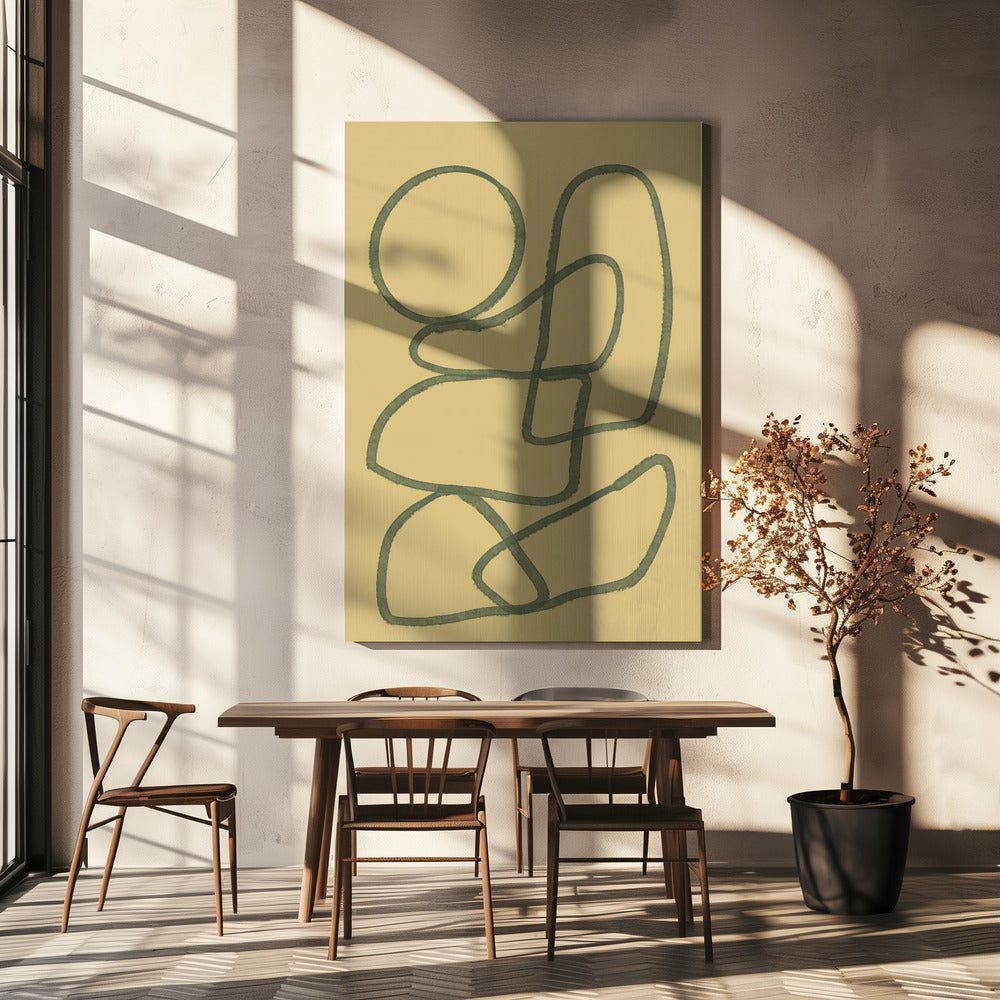 Abstract Art Canvas Print-wall-art-line-drawing-abstract-36X48