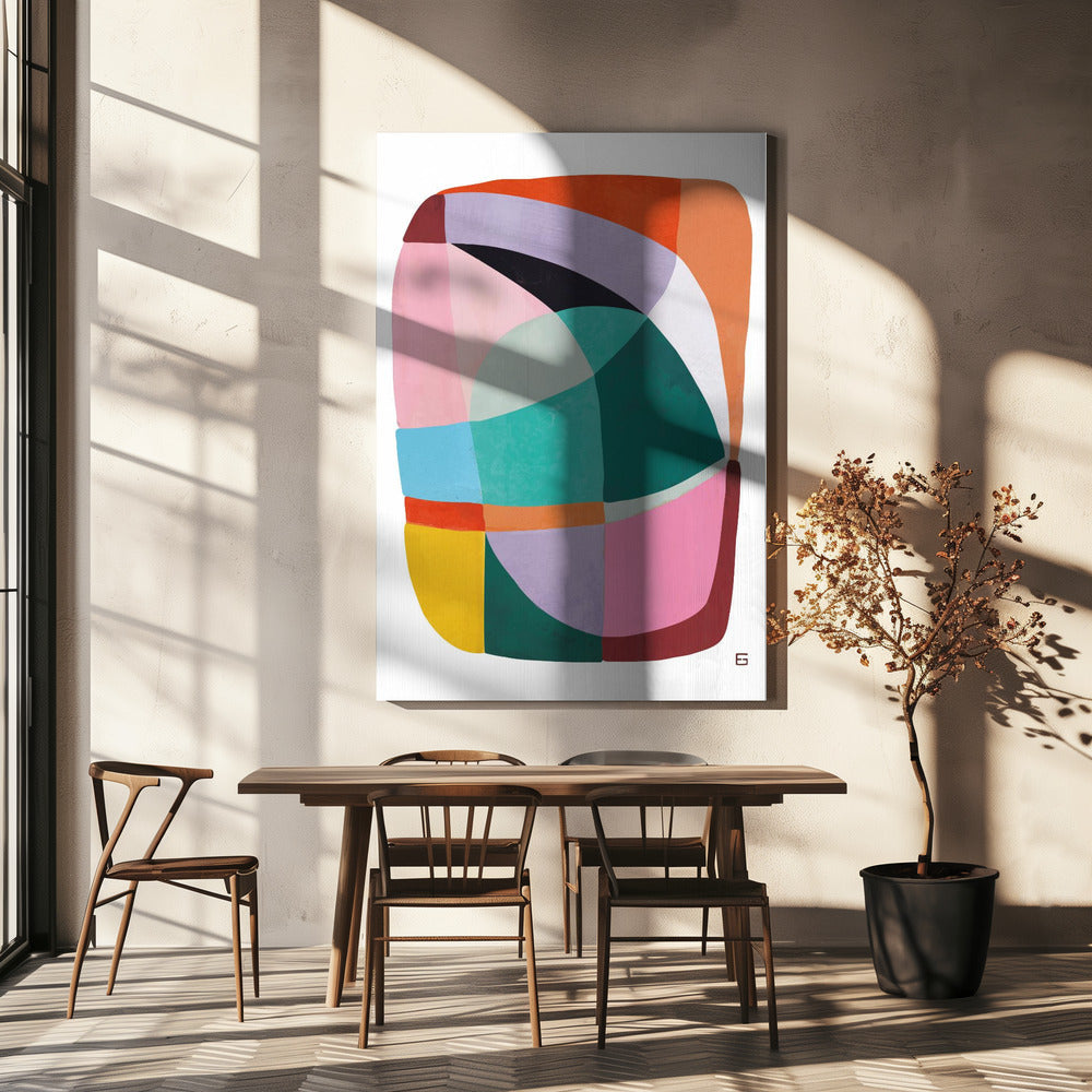 Abstract Art Canvas Print-wall-art-happiness-02-36X48