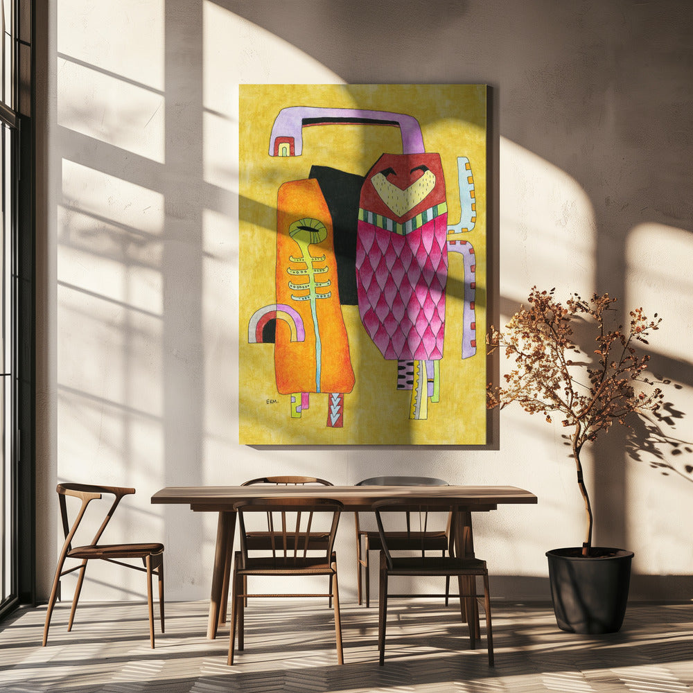 Abstract Art Canvas Print-wall-art-gladiolus-36X48