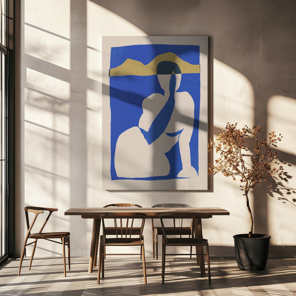 Abstract Art Canvas Print-wall-art-muse-cut-out-36X48