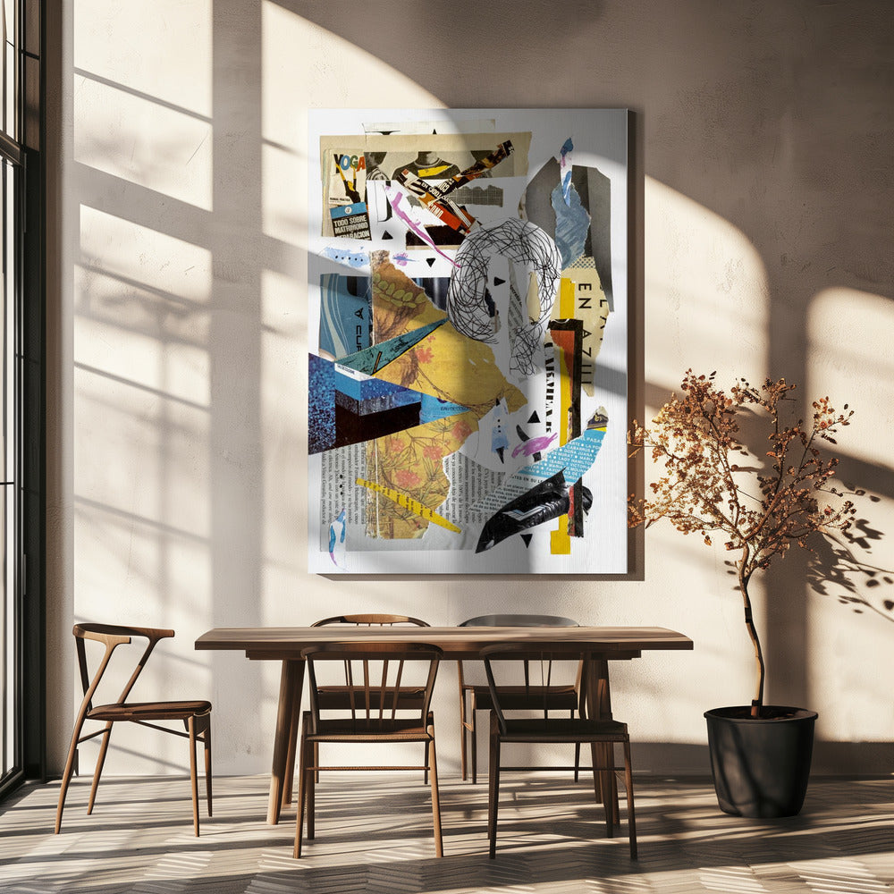 Abstract Art Canvas Print-wall-art-abstract-collage-2-36X48