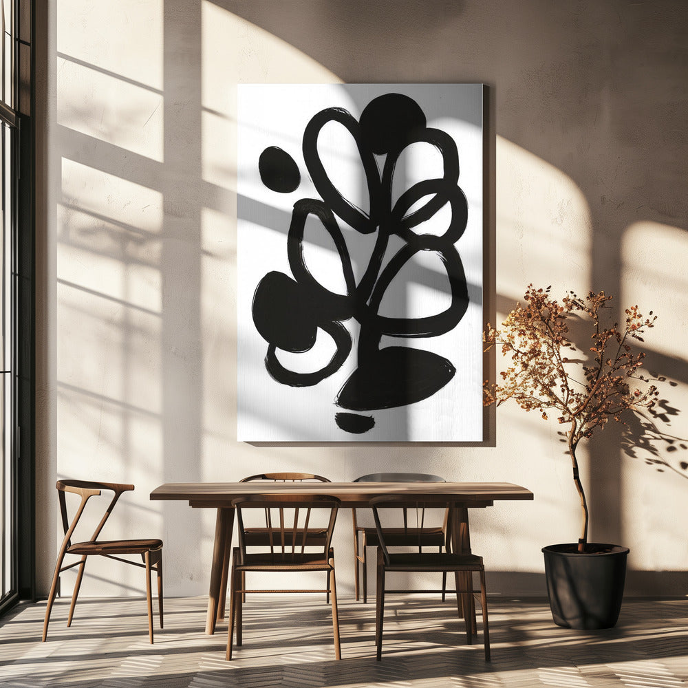 Abstract Art Canvas Print-wall-art-the-plant-no-3-36X48