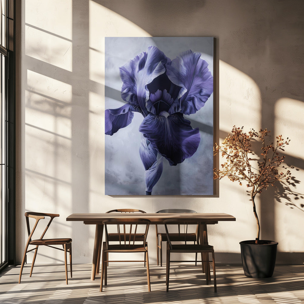 Wall art Iris Fl 99 24X36inch Gallery Wrapped (Ready to Hang)