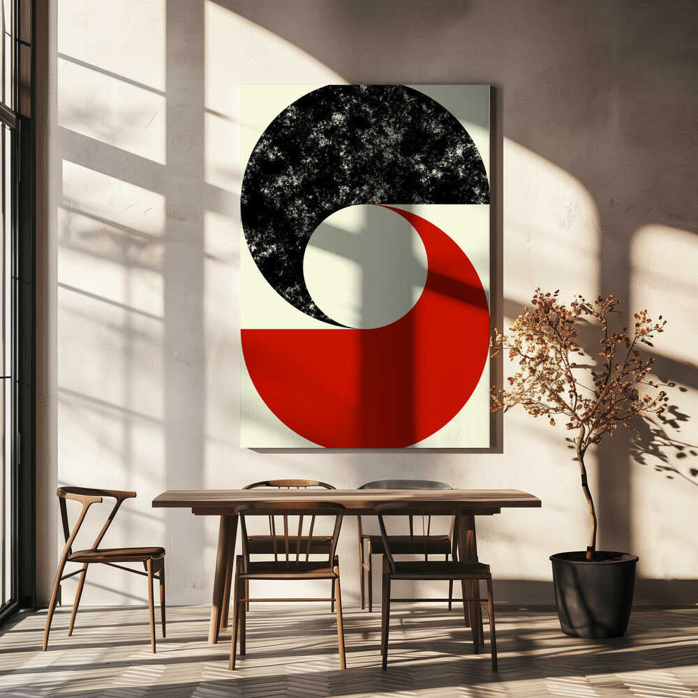 Wall art Contrast Crescents