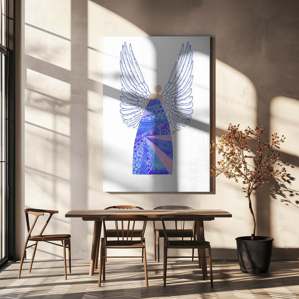 Wall art Angel in Blue