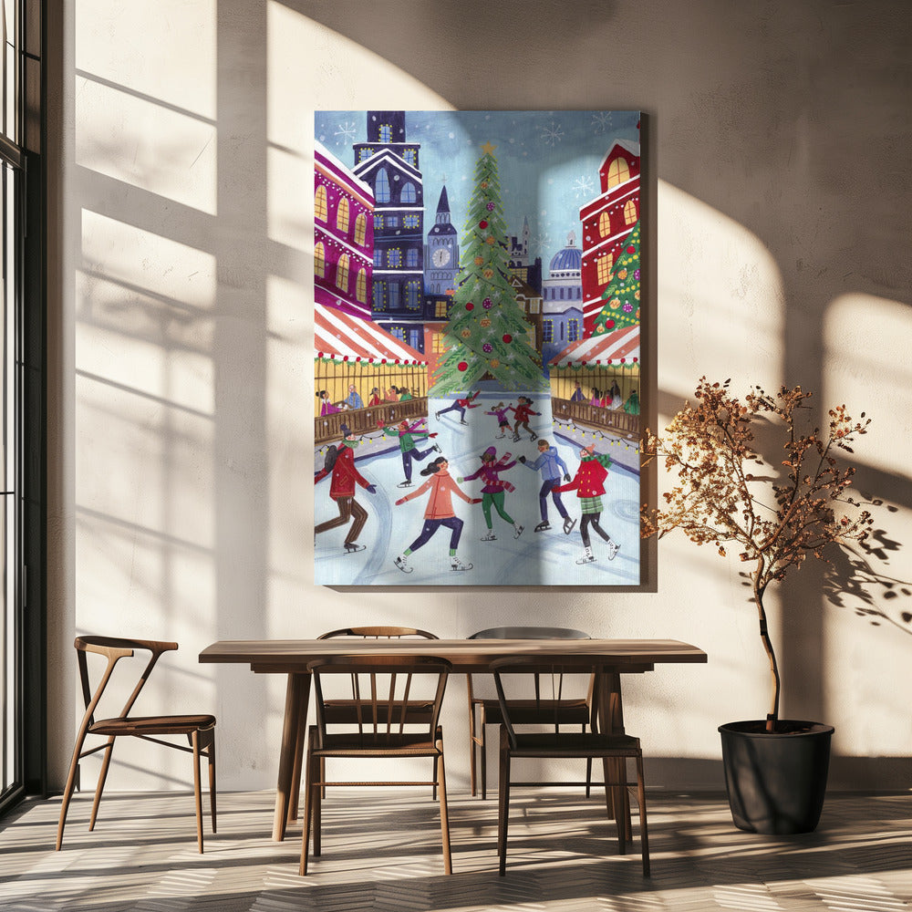 Wall art Skating in London Canvas Print