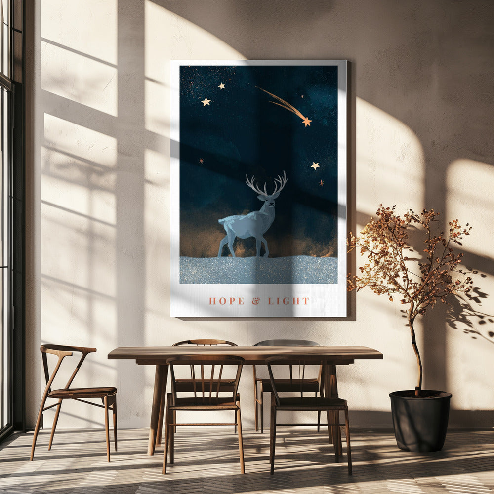 Wall art Hope &  Light Canvas Print