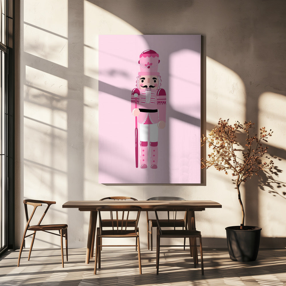 Wall art Pink Nutcracker