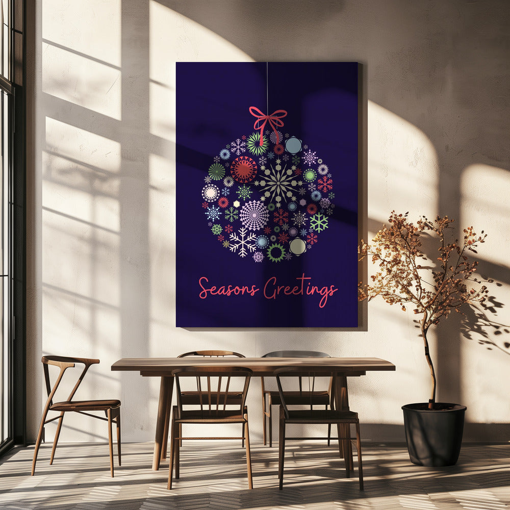 Wall art Snowflake ornament