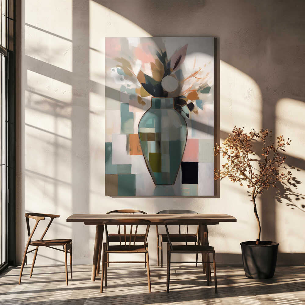 Wall art Abstract Vase