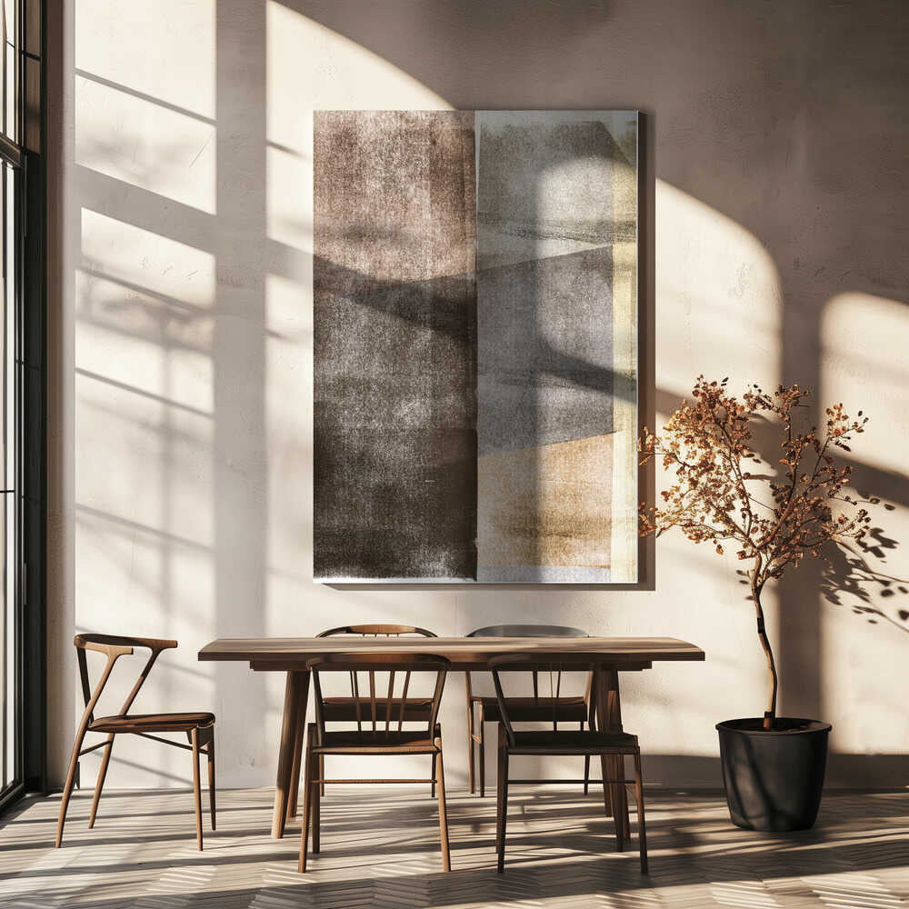 Wall art Earth Tones Texture Shapes