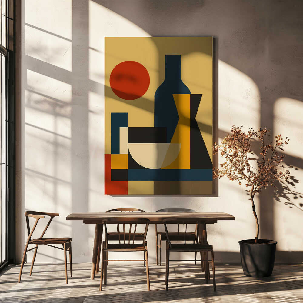 Wall art Geometric Still Life Composition 02