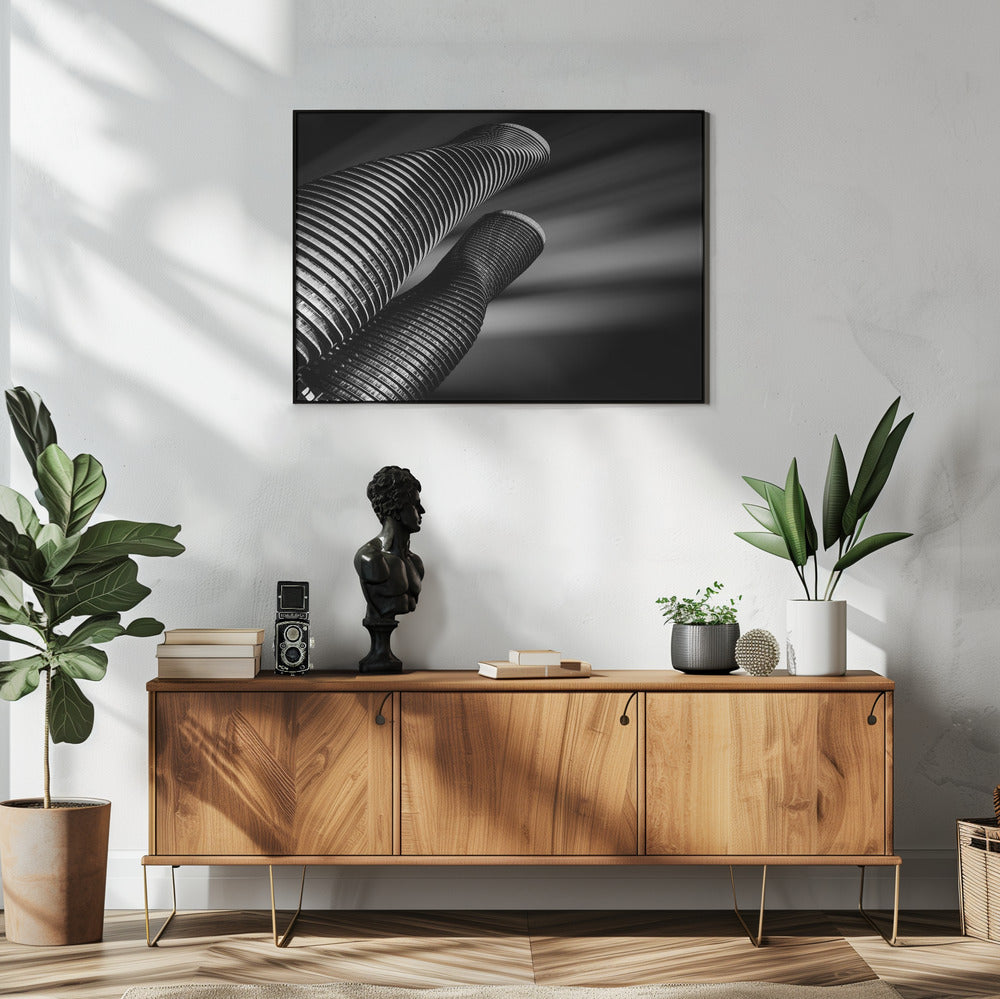 Wall art Twisted Towers