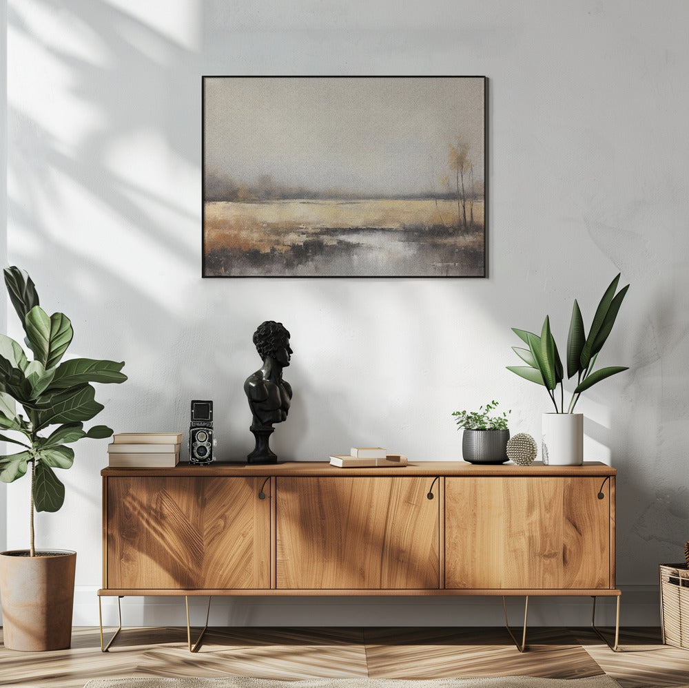 Abstract Art Canvas Print-wall-art-horizontal-abstract-landscape-3-48X36