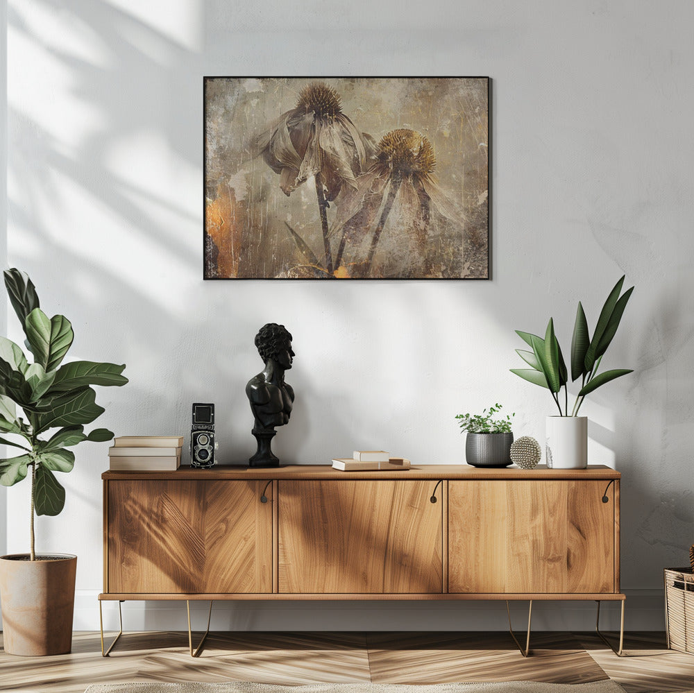 Abstract Art Canvas Print-wall-art-flower-floral-art-illustration-wallart-082-48X36