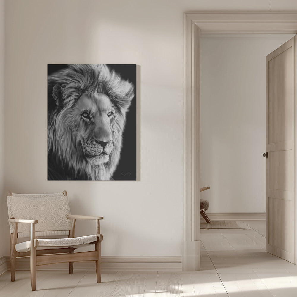 Wall Art Felines Nature-Inspired Canvas Print-wall-art-leo-ii-inches