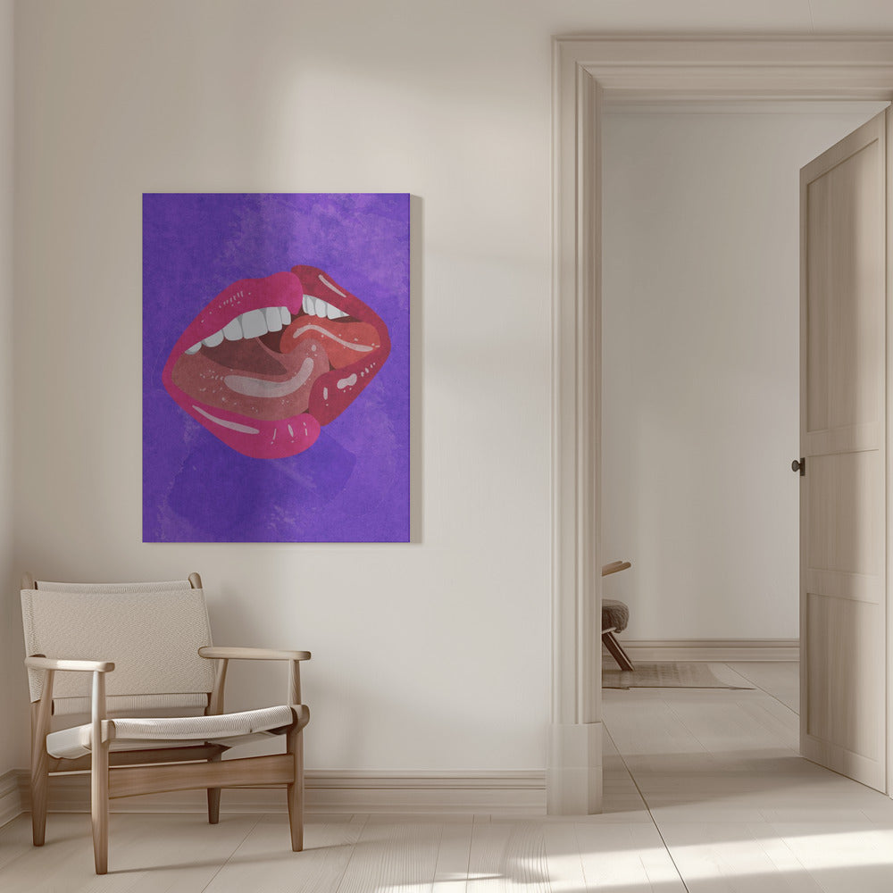 Wall art Kissing