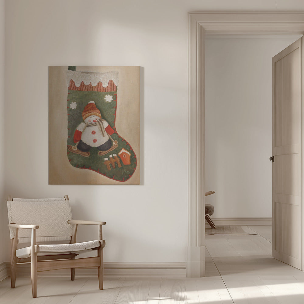 Wall art Christmas Stocking