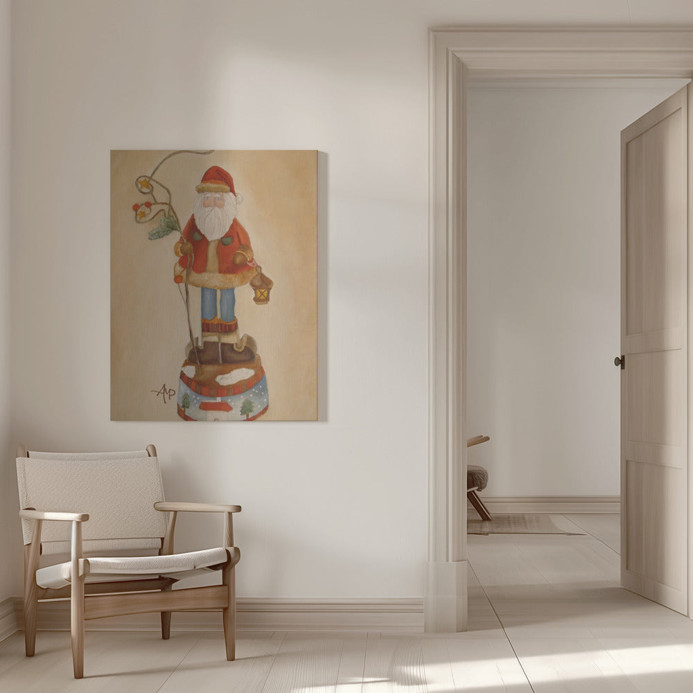 Wall art Santa Is Coming