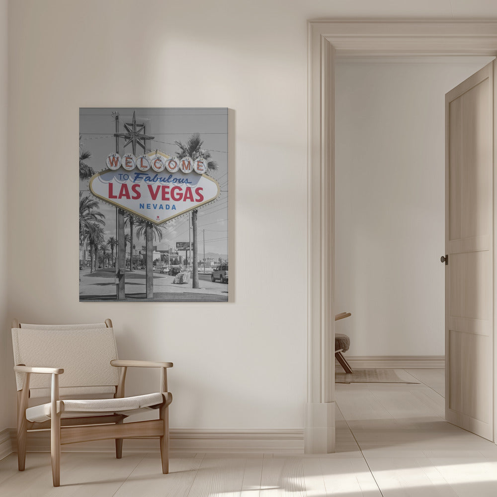 Wall art LAS VEGAS Sign - colorkey