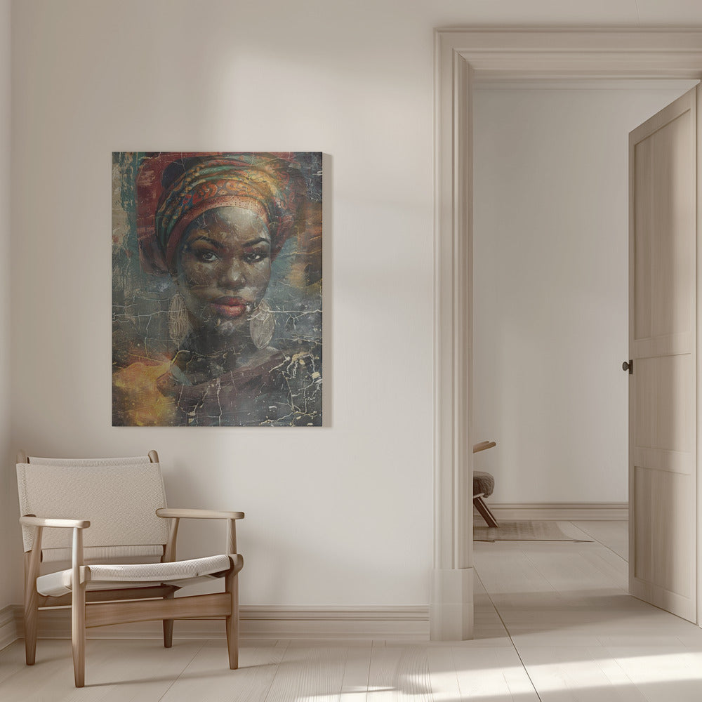 Abstract Art Canvas Print-wall-art-african-art-illustration-wallart-068-