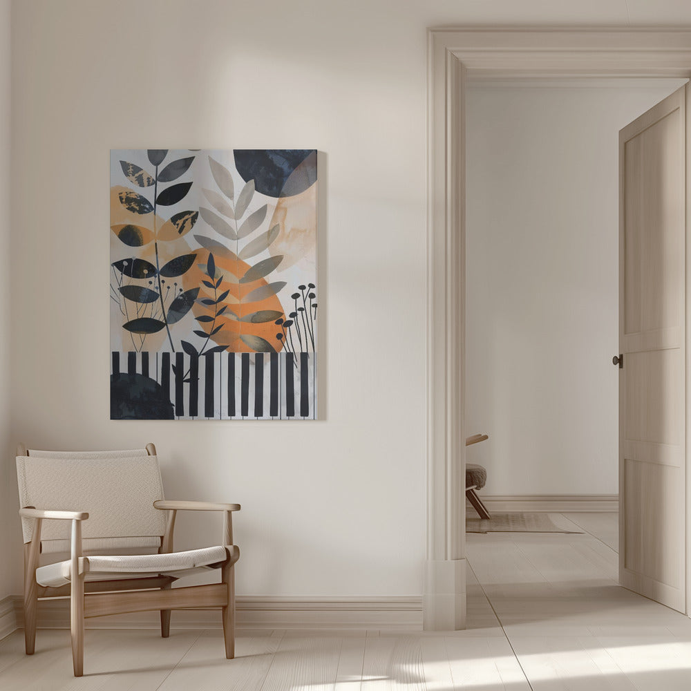 Wall art Muzyka Piano 1 Canvas Print
