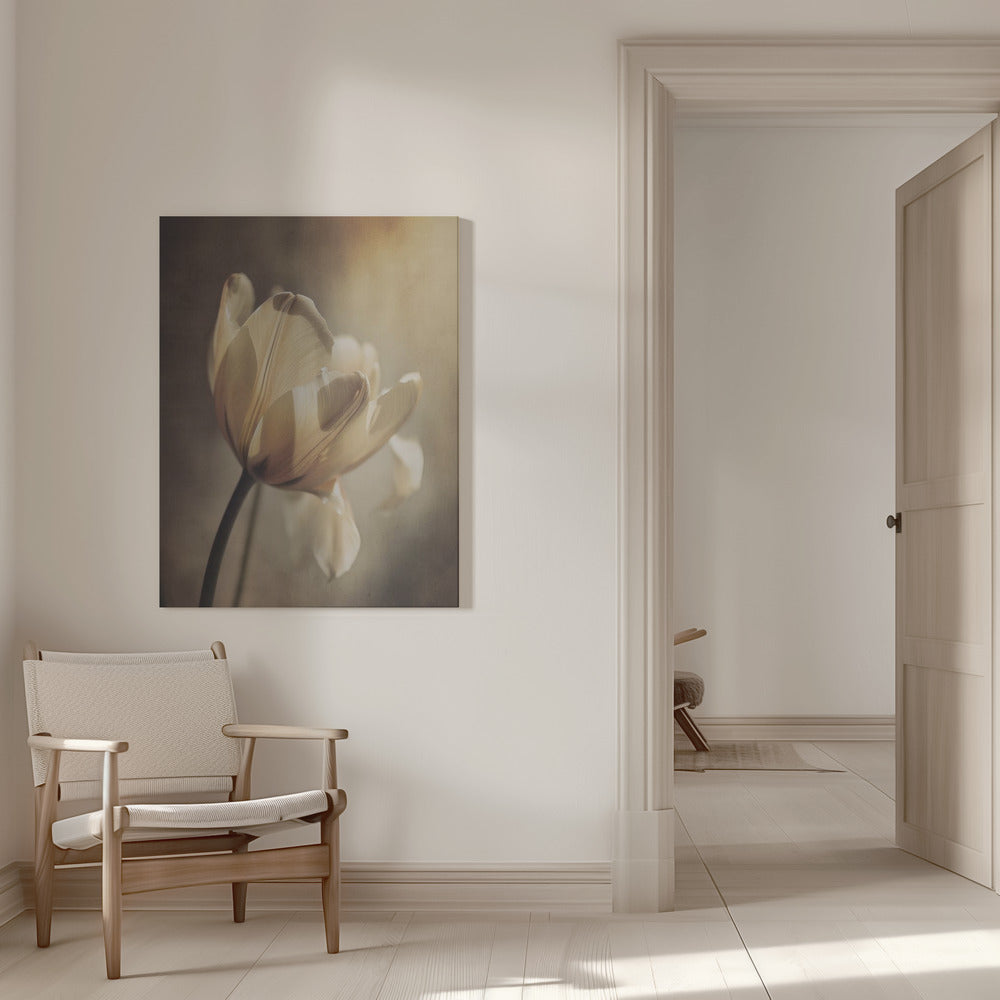 Floral Canvas Print-wall-art-pastel-tulip-inches