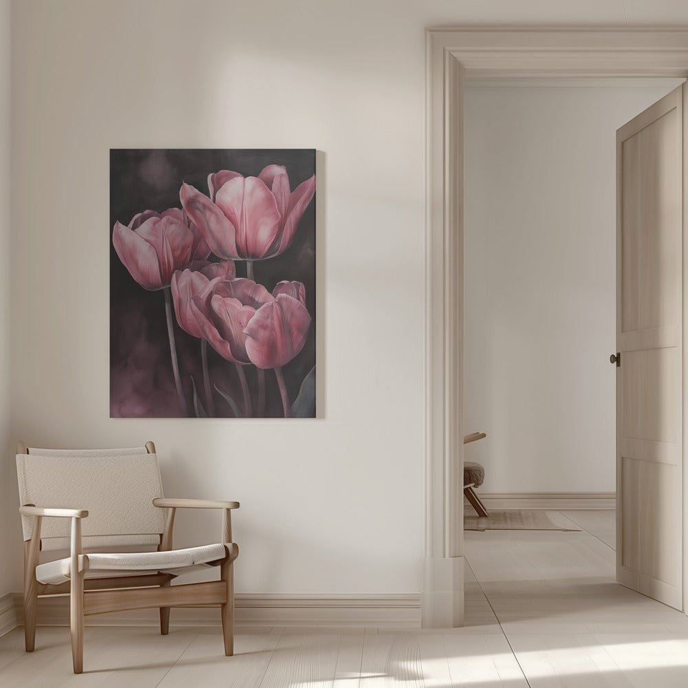 Wall art Purple Tulip 3