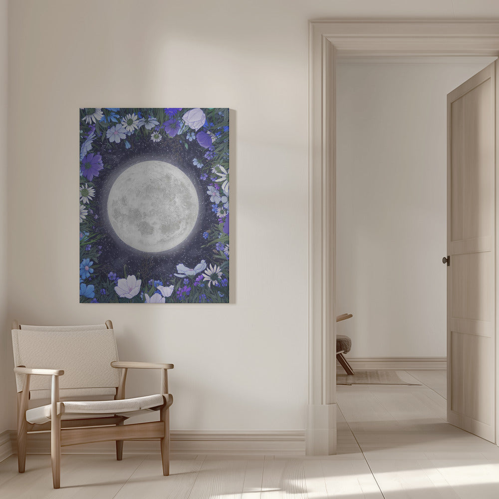 Wall art Midnight In the Meadow Blue Original