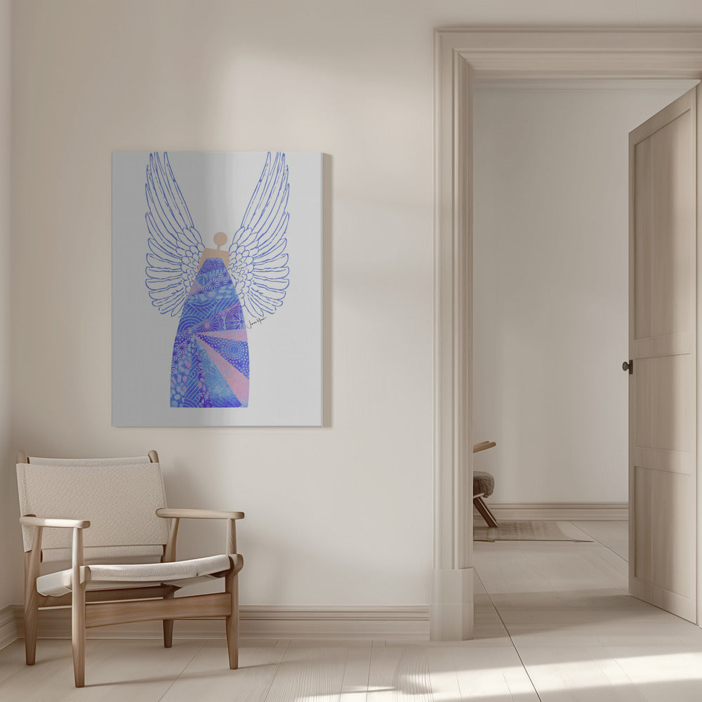 Wall art Angel in Blue