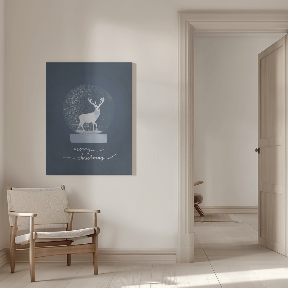 Wall art Snowglobe Deer