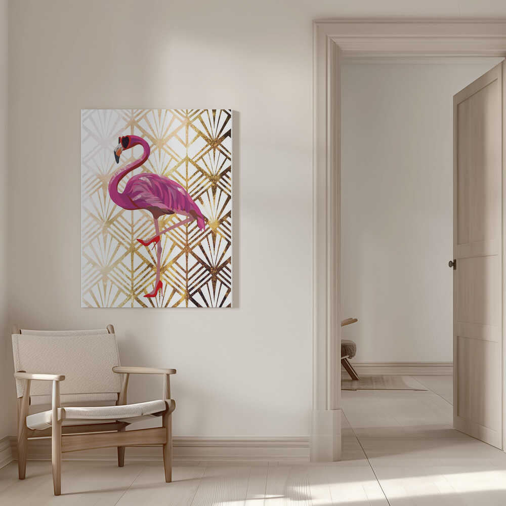 Wall art Flamingo Art Deco