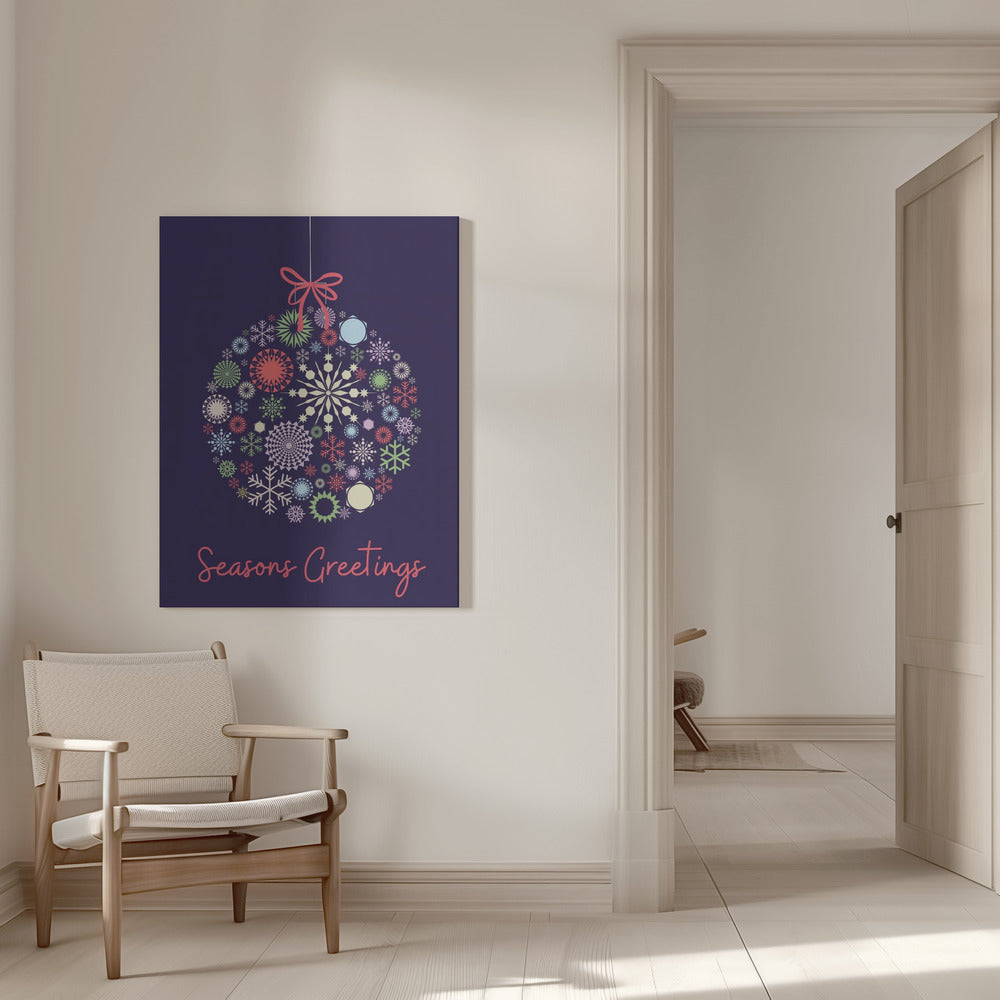 Wall art Snowflake ornament