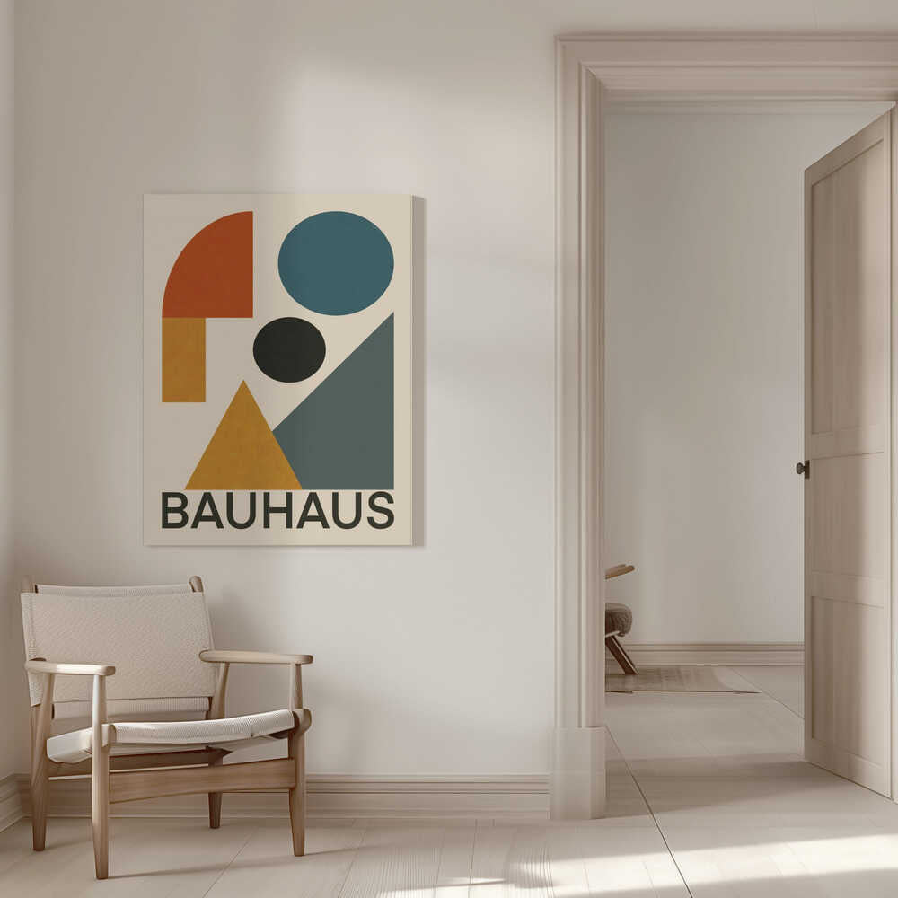 Wall art Geometric Bauhaus Composition