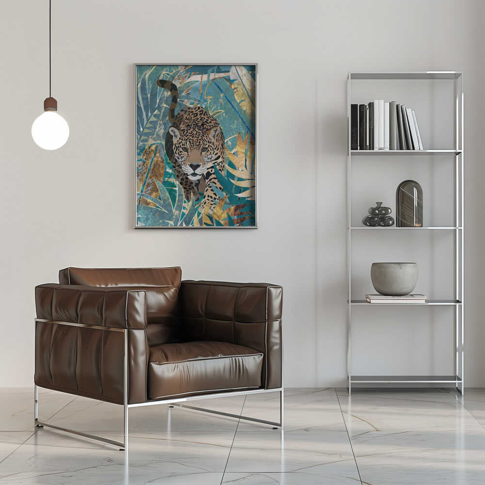Wall art Jaguar Jungle 2