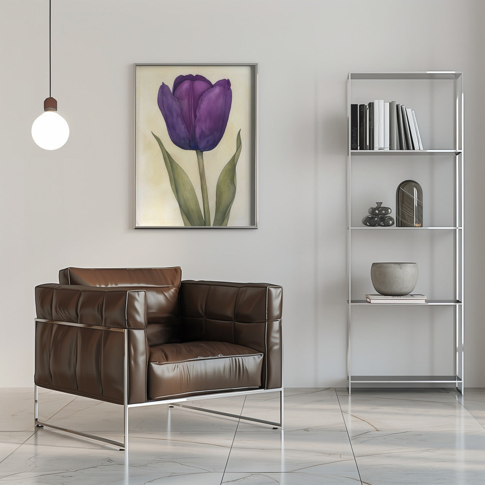 Wall art Purple Tulip 7