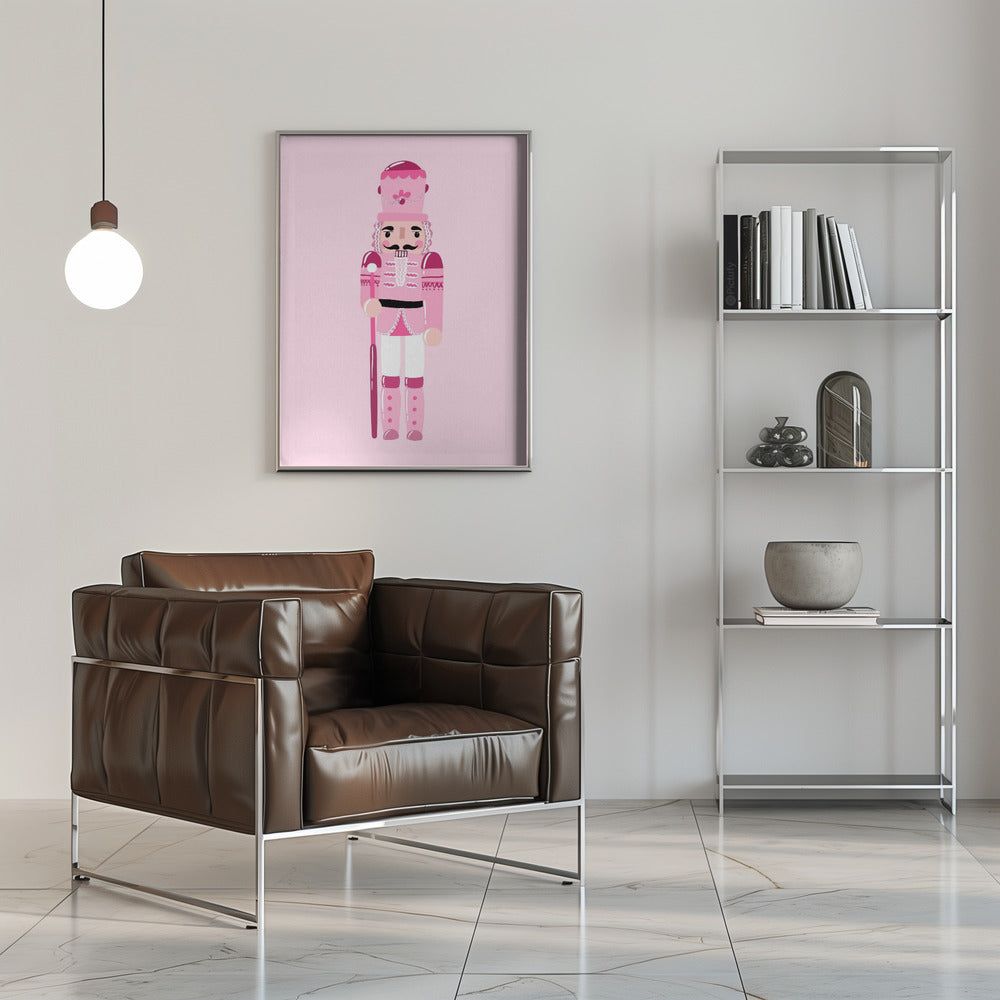 Wall art Pink Nutcracker Canvas Print