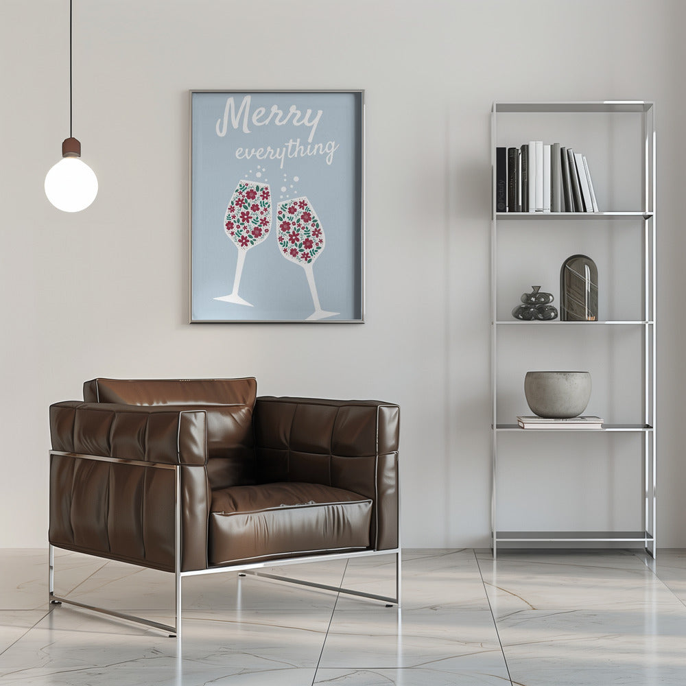 Wall art Merry Everything Canvas Print