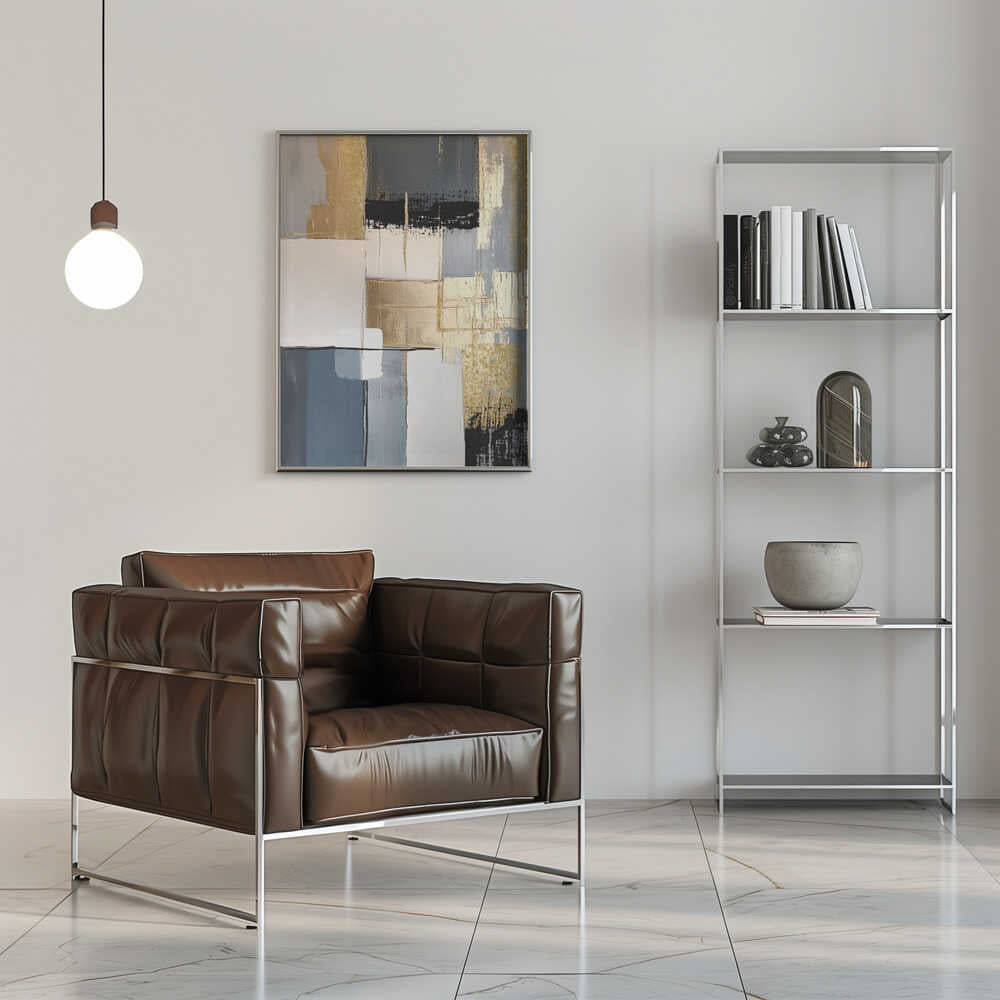 Wall art Golden Greys 2
