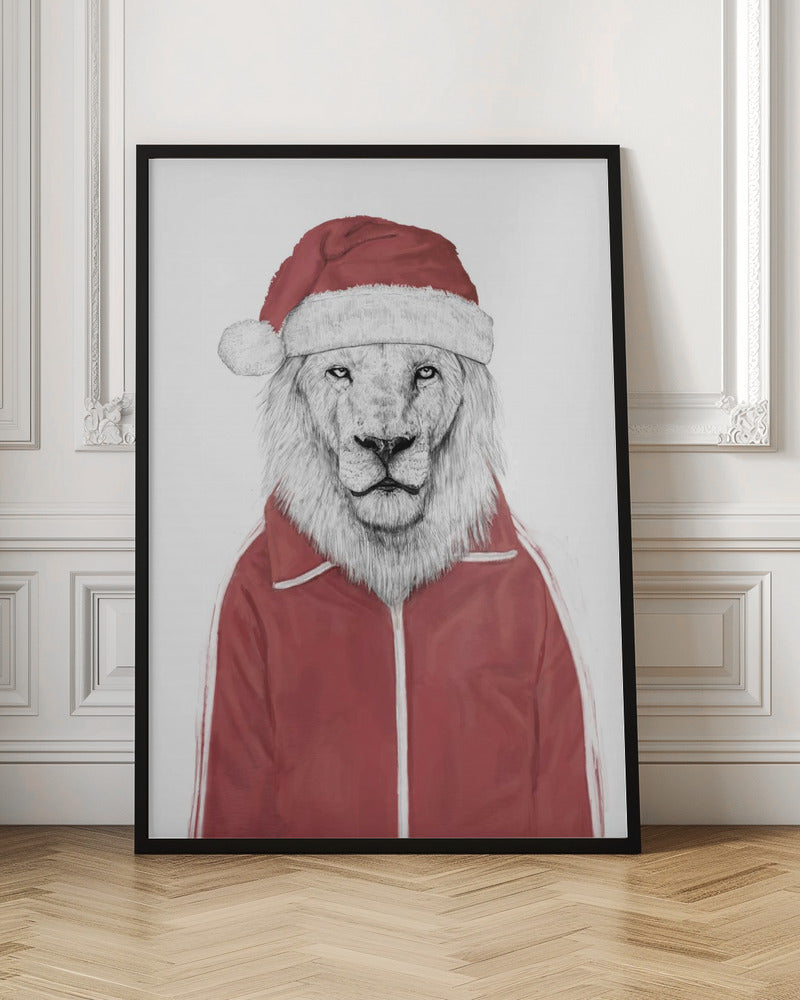 Wall art Santa lion