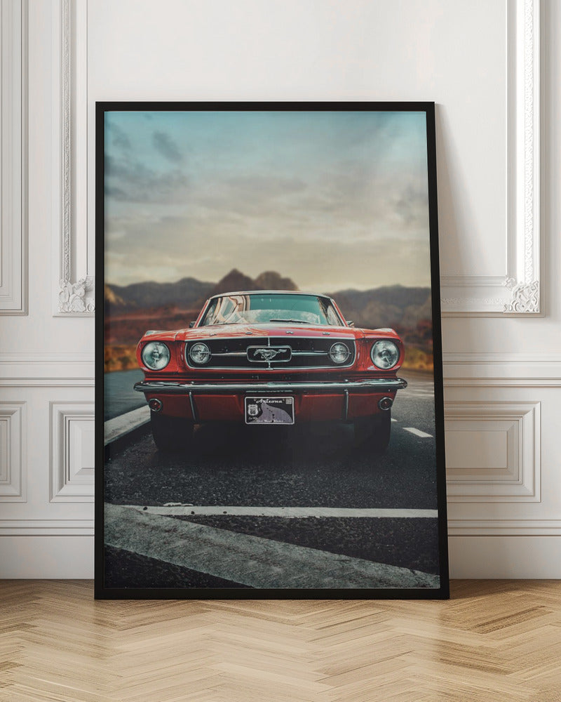 Abstract Art Canvas Print-wall-art-vintage-car-love-36X48inches